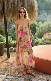 Benson Tropical Maxi Dress