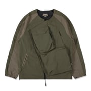 LAKH Men Slanted Pockets Functional Jacket Olive SPFJ-OLIV