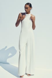 OPEN BACK LONG JUMPSUIT