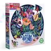 Still Life with Flowers 500 Piece Round Puzzle