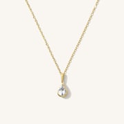 Sapphire Teardrop Necklace