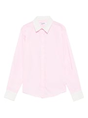 Gimaguas Gingham-trimmed Cotton Shirt