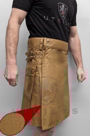 Standard Dark Khaki Utility Kilt Ripstop
