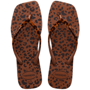 Women's Velvet Slim Square Flip Flops