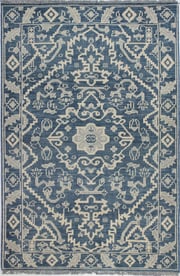 Bashian Artifact A154-Ar109 Azure Area Rug