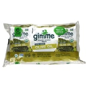 Roasted Seaweed Snacks, Extra Virgin Olive Oil, 6 Pack. 0.17 oz (5 g) Each