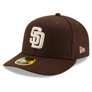 Men's San Diego Padres New Era Brown Alternate 2020 Authentic Collection On-Field Low Profile 59FIFTY Fitted Hat