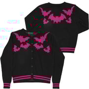 BAT FLOCK PINK CARDIGAN