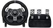 Logitech 941-000121 Driving Force Racing Wheel - 900-degree Rotation - Anodized Aluminum - Leather - Steel - Glass-Filled Nylon - Polyoxymethylene Thermoplastic