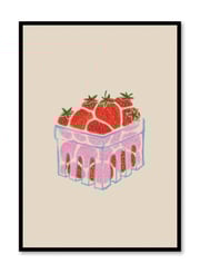 Panier de fraises, Affiche