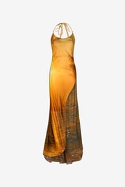 Sunset Print Long Dress