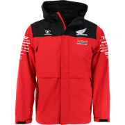 Honda TrueTimber Red and Black Lightweight Waterproof Wind Jacket