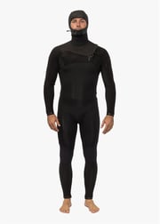 High Seas II 4-3 Full Hooded Chest Zip Wetsuit