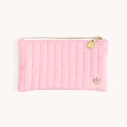 Quilted Pencil Pouch - Blush