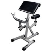 Adjustable Preacher Curl Bench w/ Pivoting Arm Pad