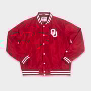 Oklahoma Sooners Vintage Script Bomber Jacket