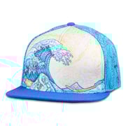 Randal Roberts Great Wave Blue Snapback Hat