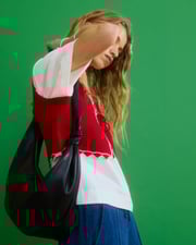 Callie Black Slouch Sling Bag | Oliver Bonas