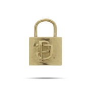 Intertwined Initials Lock Pendant