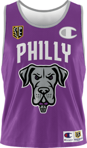 2024 Champion Philadelphia Waterdogs Reversible Pinnie