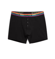 6" Fly Packing Boxer - Black Rainbow