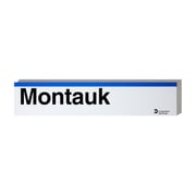 LIRR Montauk Metal Sign