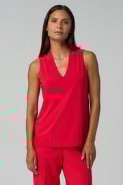 Luxe Stretch Sleeveless V-Neck