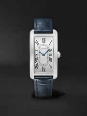 Tank Américaine Automatic 44.4mm Stainless Steel and Alligator Watch, Ref. No. CRWSTA0083 - white - One Size