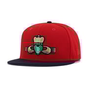 Boston Red Sox Scarlet Navy CLADDAGH New Era 59Fifty Fitted