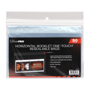 Horizontal Booklet ONE-TOUCH Resealable Bags (50ct)