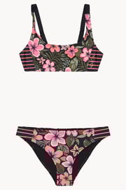 Girls Active Floral Bralette Set