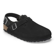 Tokio Shearling Suede Leather-Shearling Black