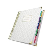 Global Printed Products 9" x 11" Wedding Planner, Hardcover, White/Gold (GPP-PLNR-GLD)
