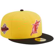 Men's Florida Marlins New Era Yellow/Black Grilled 59FIFTY Fitted Hat