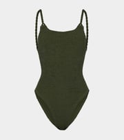 Camille Swim - Metallic Khaki