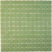 Light Green 1x1 Glass Glossy Tile