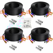 45M 150ft All-in-One Video Power Cables,BNC Extension Surveillance Camera Cables