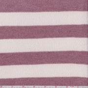 Blush/Dark Mauve Stripe Sweater Knit Fabric