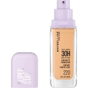 Maybelline Super Stay Lumi-Matte Foundation Makeup, 220, 1 fl oz