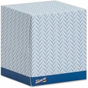Genuine Joe Cube Box Facial Tissue - 2 Ply - Interfolded - White - 85 Box - 36 / Carton