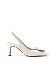 Mira: Ivory Nappa with Mother of Pearl