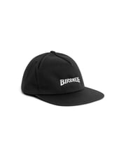 Wordmark Cotton Snapback - Black