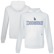 Men's Los Angeles Dodgers Levelwear White Relay Journey Pullover Hoodie