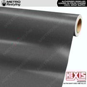 Hexis Satin Santi Gray Metallic Vinyl Wrap | HX20G03S