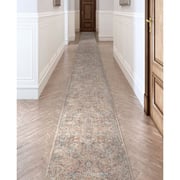 Custom Size Runner Emilia Vintage Persian Oriental Ivory Choose Your Width x Choose Your Length Hallway Runner Rug