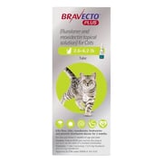 Bravecto Plus for Large Cats 500 mg (13.75 to 27.5 lbs) Purple