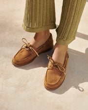 Suede Boat-Shoes - R39KK - Hamptons Cuero