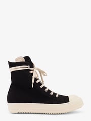 High Top canvas and rubber sneakers