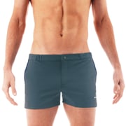 Parke & Ronen Dusk Blue 2" Angeleno Solid Stretch Swim Trunk