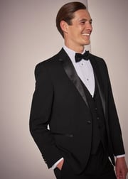 Taylor & Wright Black Tailored Dinner Suit Jacket